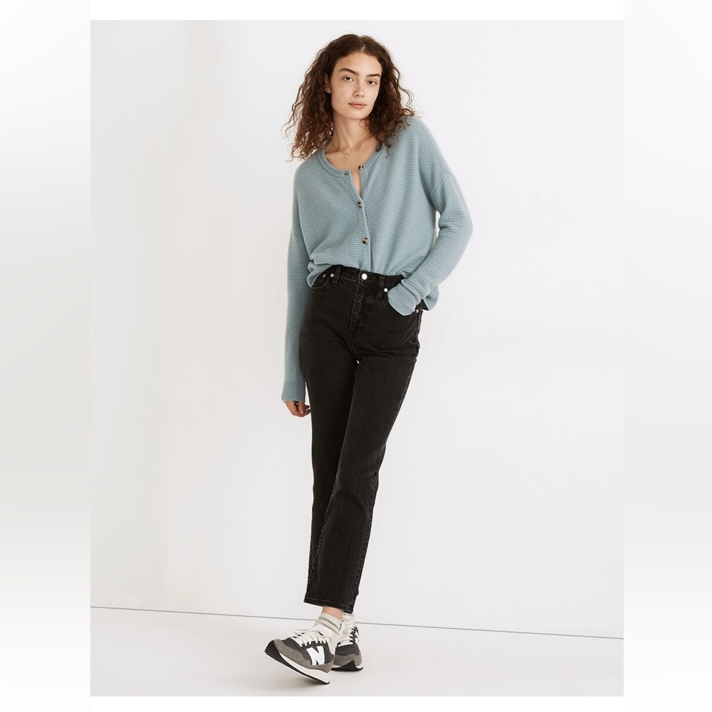 Madewell Slim Demi-boot Cut in Lunar Wash, size 32